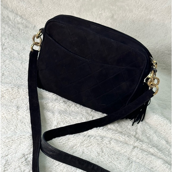 Handbags - Chanel suede camera bag